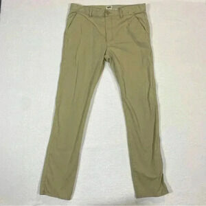 VANS men’s beige flat slim‎ straight stretch pants size 34